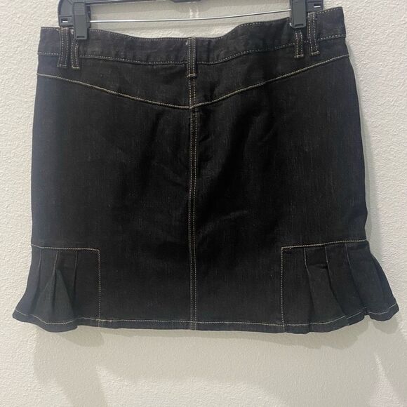 Thalia Sodi Y2K Denim Mini Skirt Size 11/12 - Picture 4 of 5